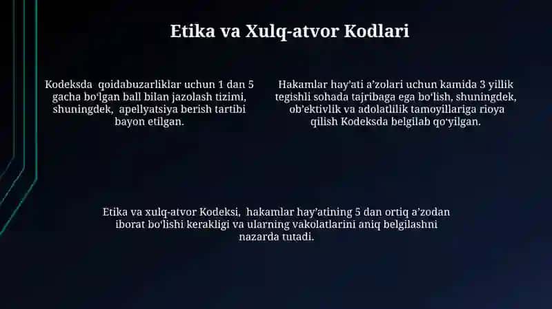 Hakamlar hayʼati va vazifalari 4