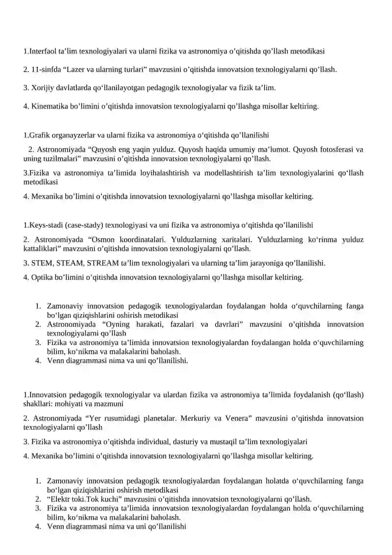 FAO'IT. YN savollari 4