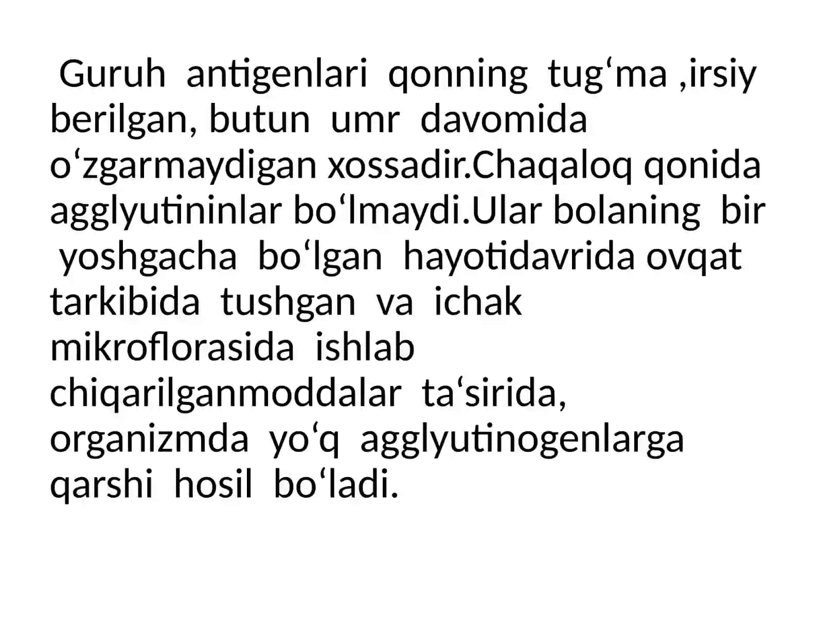 Qon guruhlar va rezus omil haqida tushuncha 4