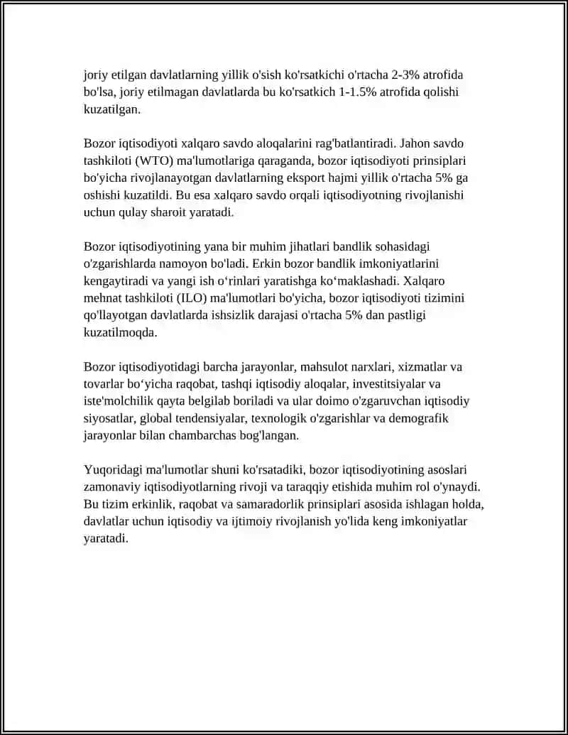 Bozor iqtisodiyoti asoslari 4