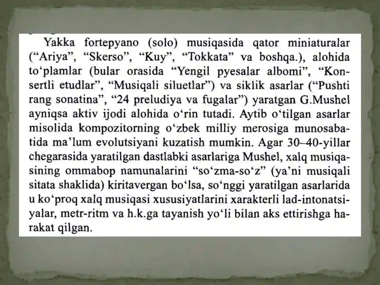 O’zbek kompozitorlari ijodida simfonik musiqa 4