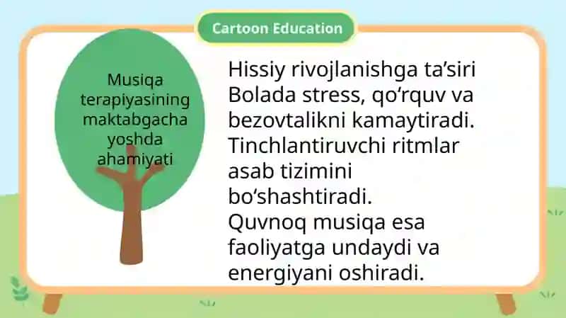 Maktabgacha ta’limda musiqa terapiyasi 4