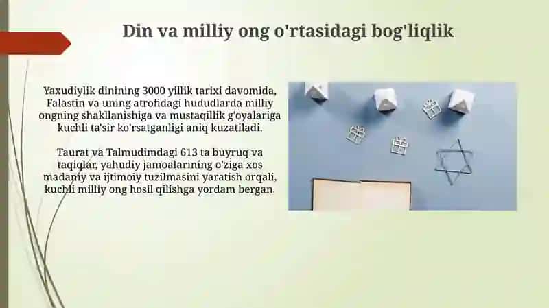 Yaxudiylik Milliy Dinining Mohiyati 4