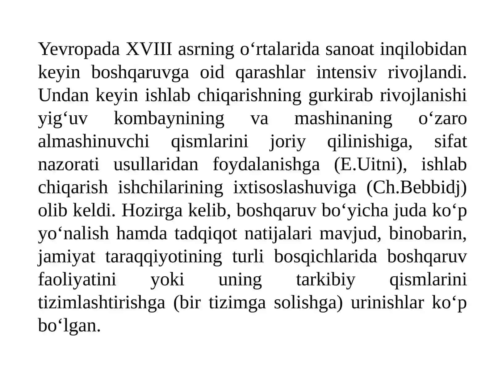 BOSHQARUV HISOBINING PAYDO BO’LISHI VA RIVOJLANISHI 4