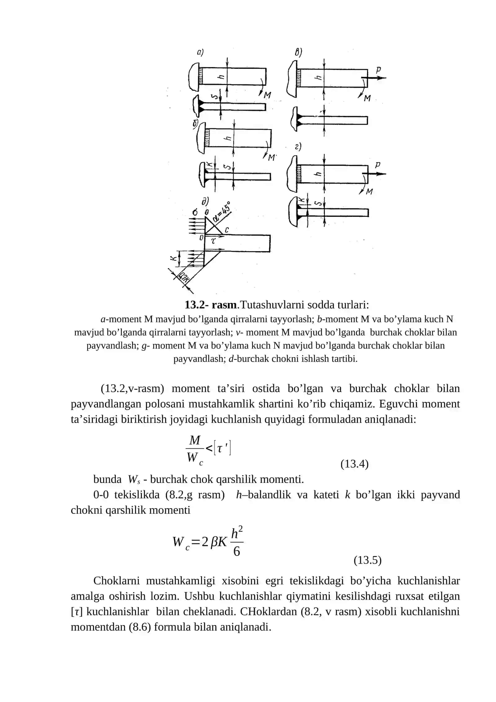 4-MODUL. EGILISHGA ISHLAYDIGAN ELEMENTLARNI BIRIKTIRISH 4