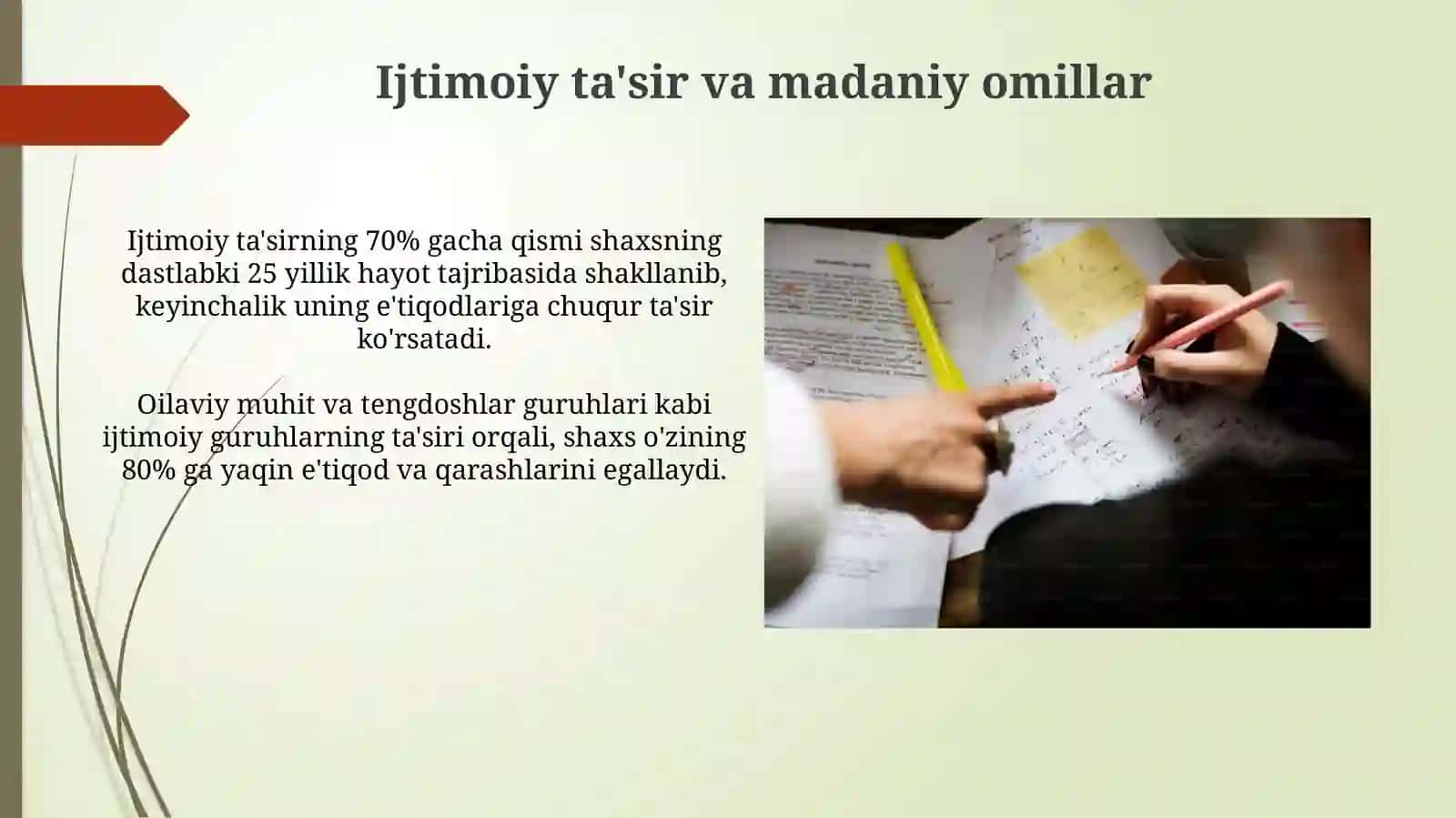 Dalillash va ishonch-e'tiqodning shakllanish jarayoni 4