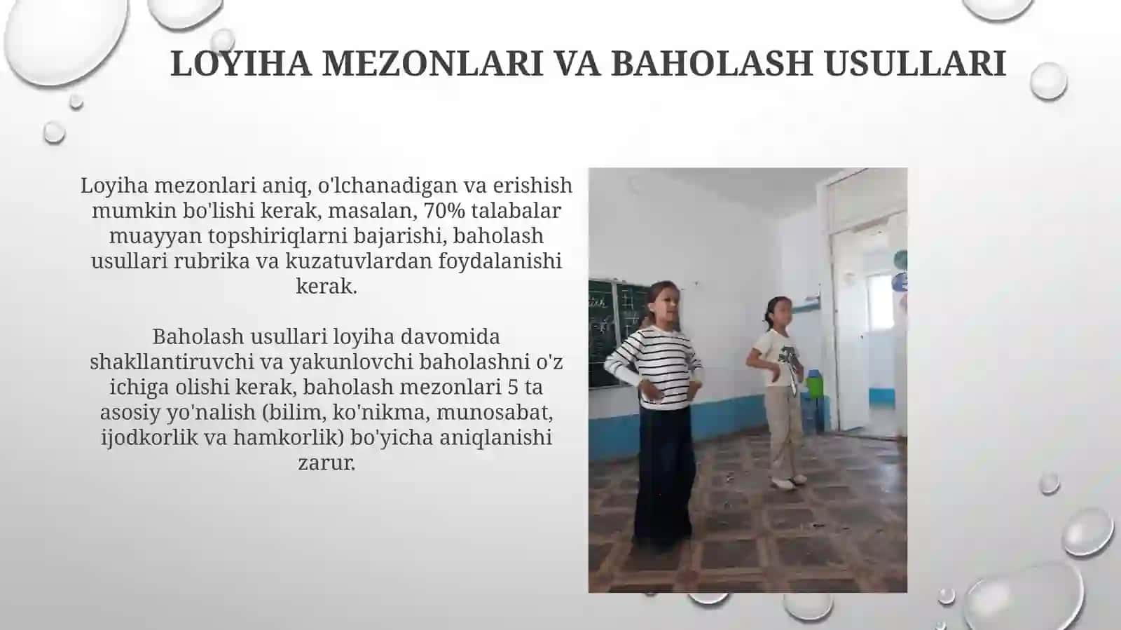 Boshlang'ich ta'lim yo'nalishi bo'yicha Malakaviy amaliyot loyihasi va jarayonlari 4
