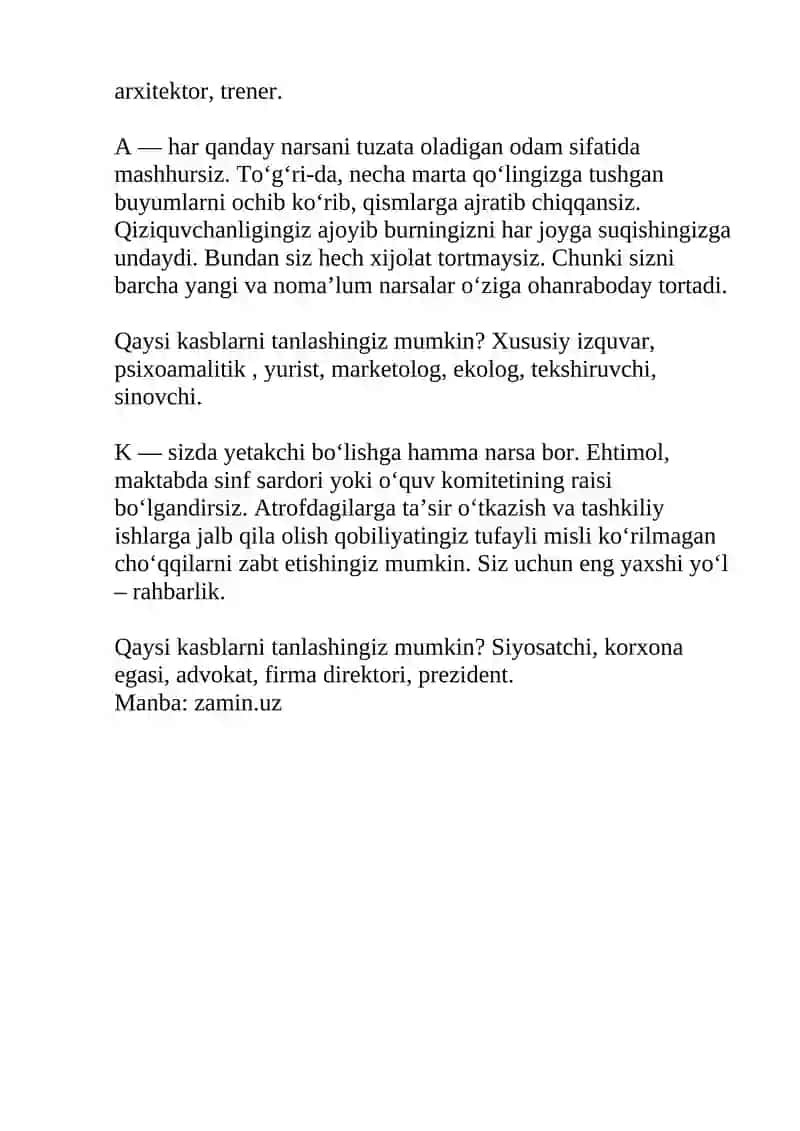 Psixologik test: Qaysi sohada yaxshi pul topa olasiz? 4