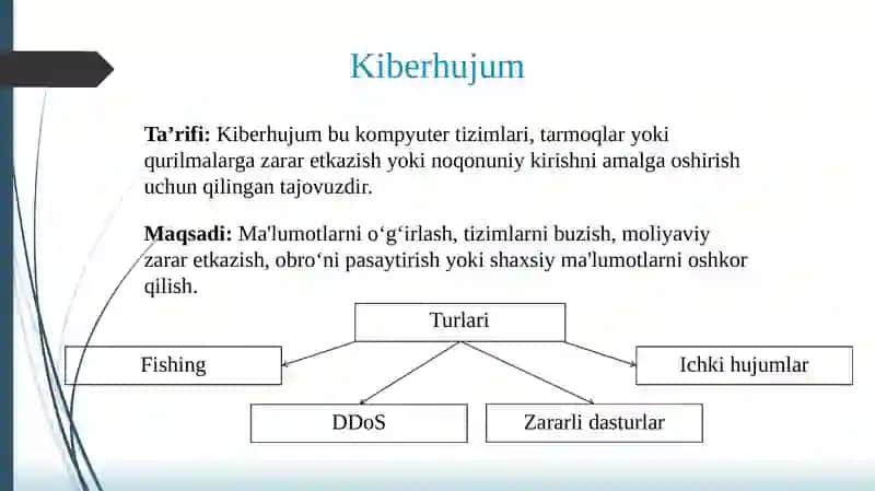 Kiber hujumlarni aniqlash va bartaraf etish tizimlari tadqiqi 4