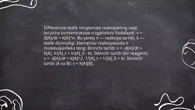Kimyoviy kinetika 4