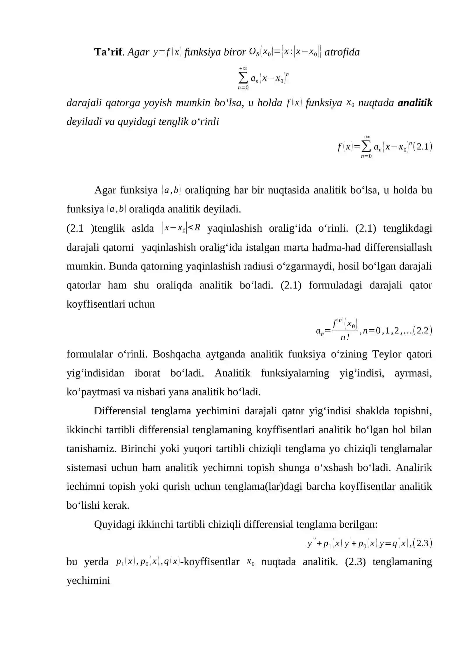 Xos sonlar va xos funksiyalar haqida tushuncha 4