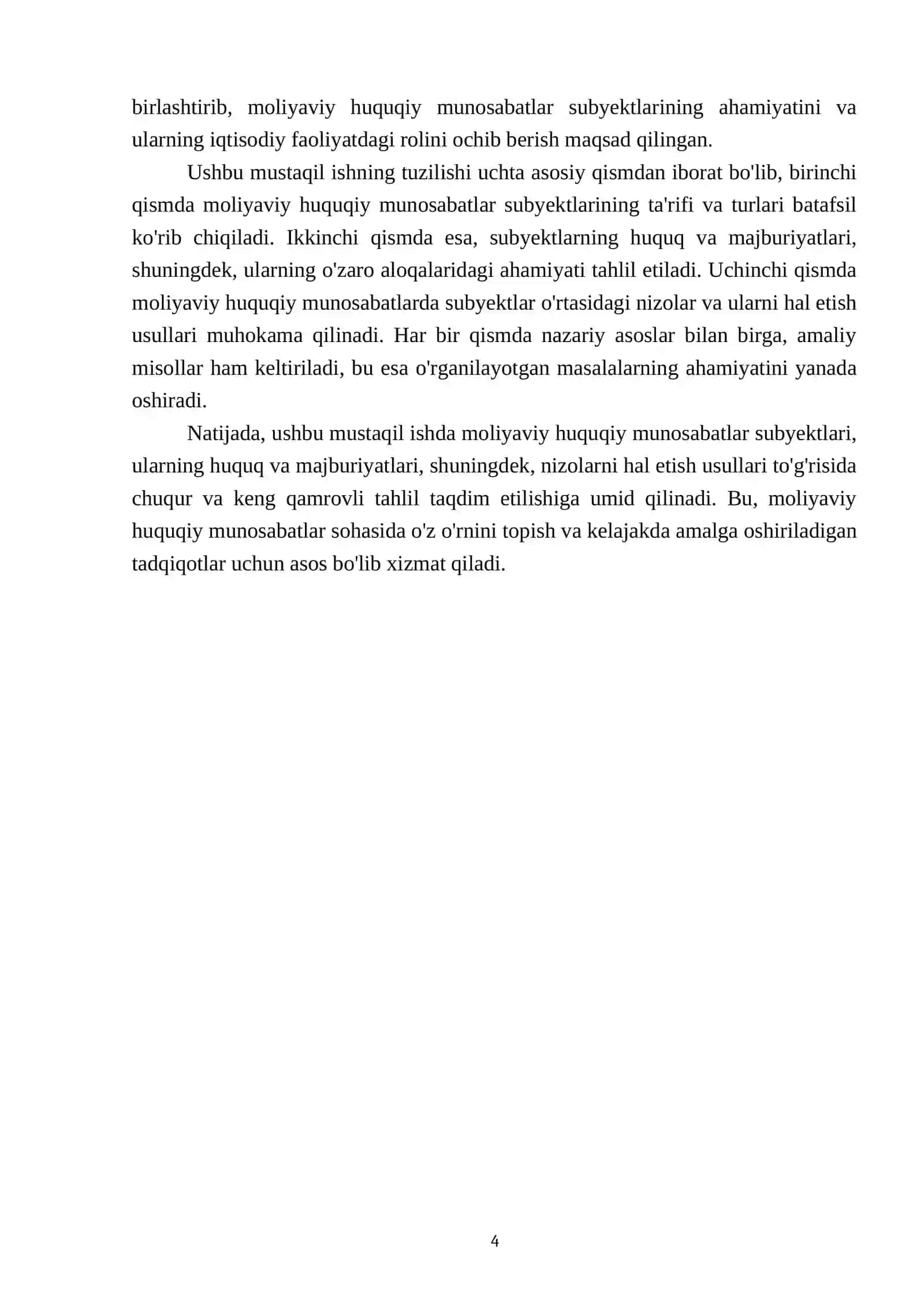 Moliyaviy huquqiy munosabatlar subyektlari 4