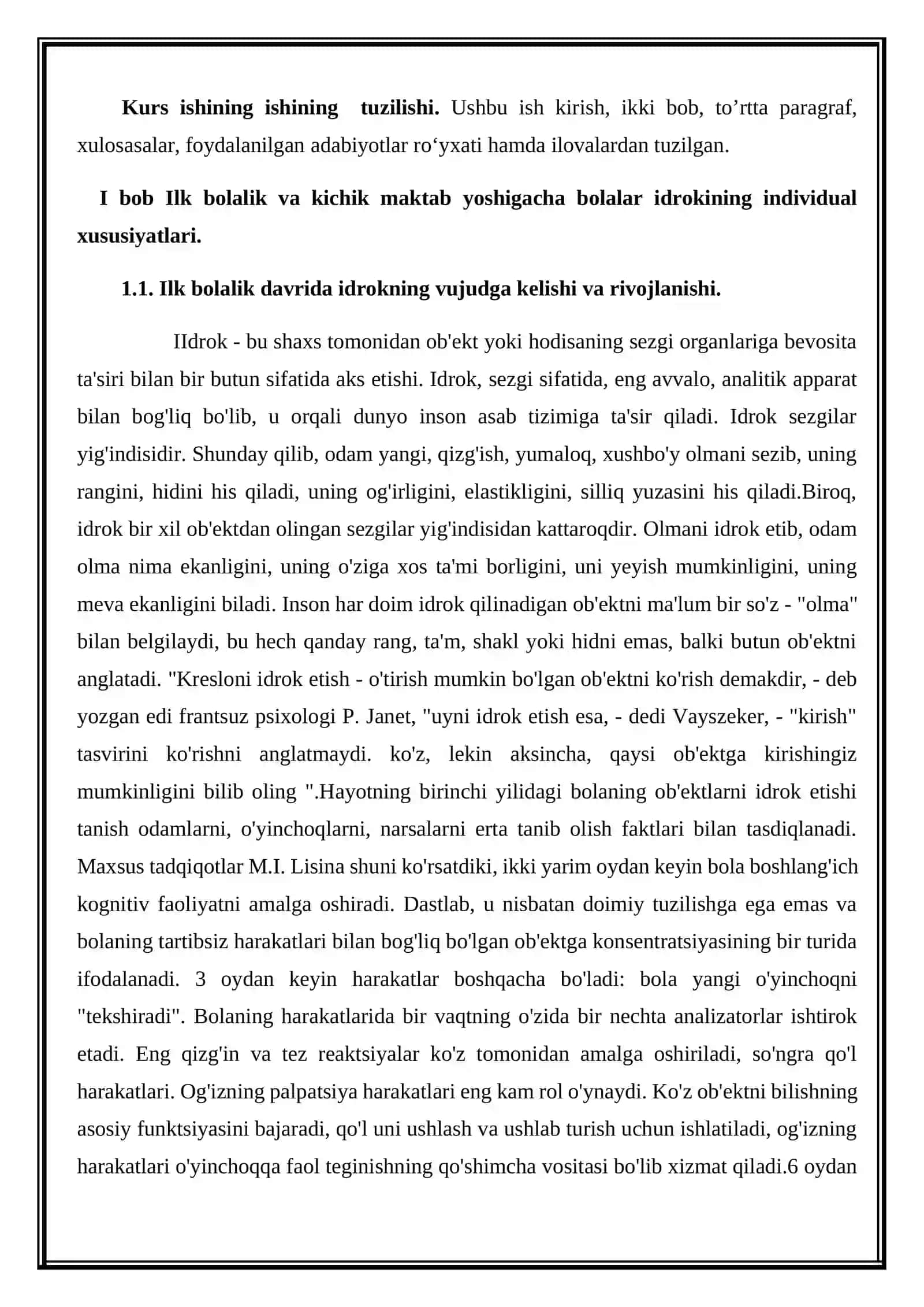 Ilk bolalik va kichik maktab yoshida idrok xususiyatlari 4