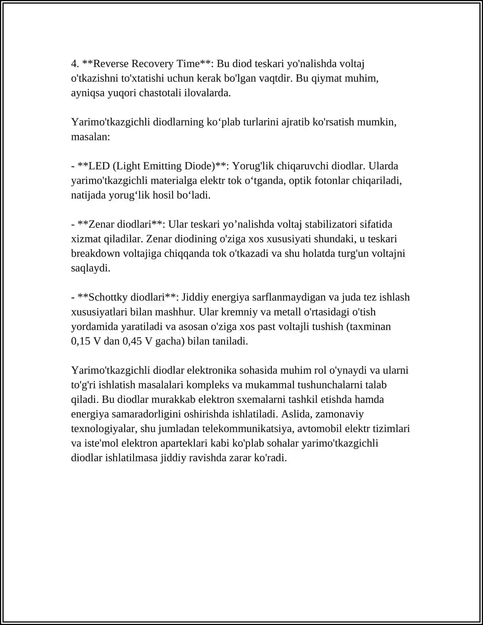 Yarimo'tkazgichli diodlar 4