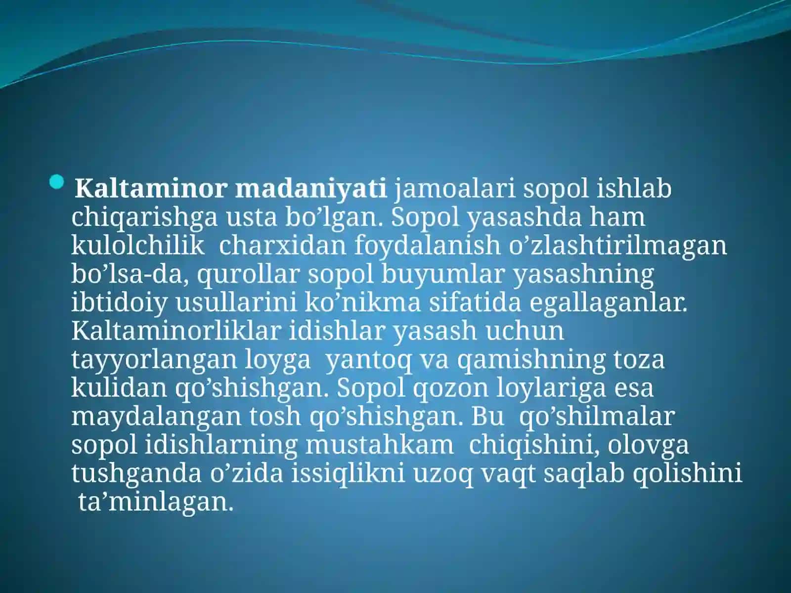 Kaltaminormadaniyati 4