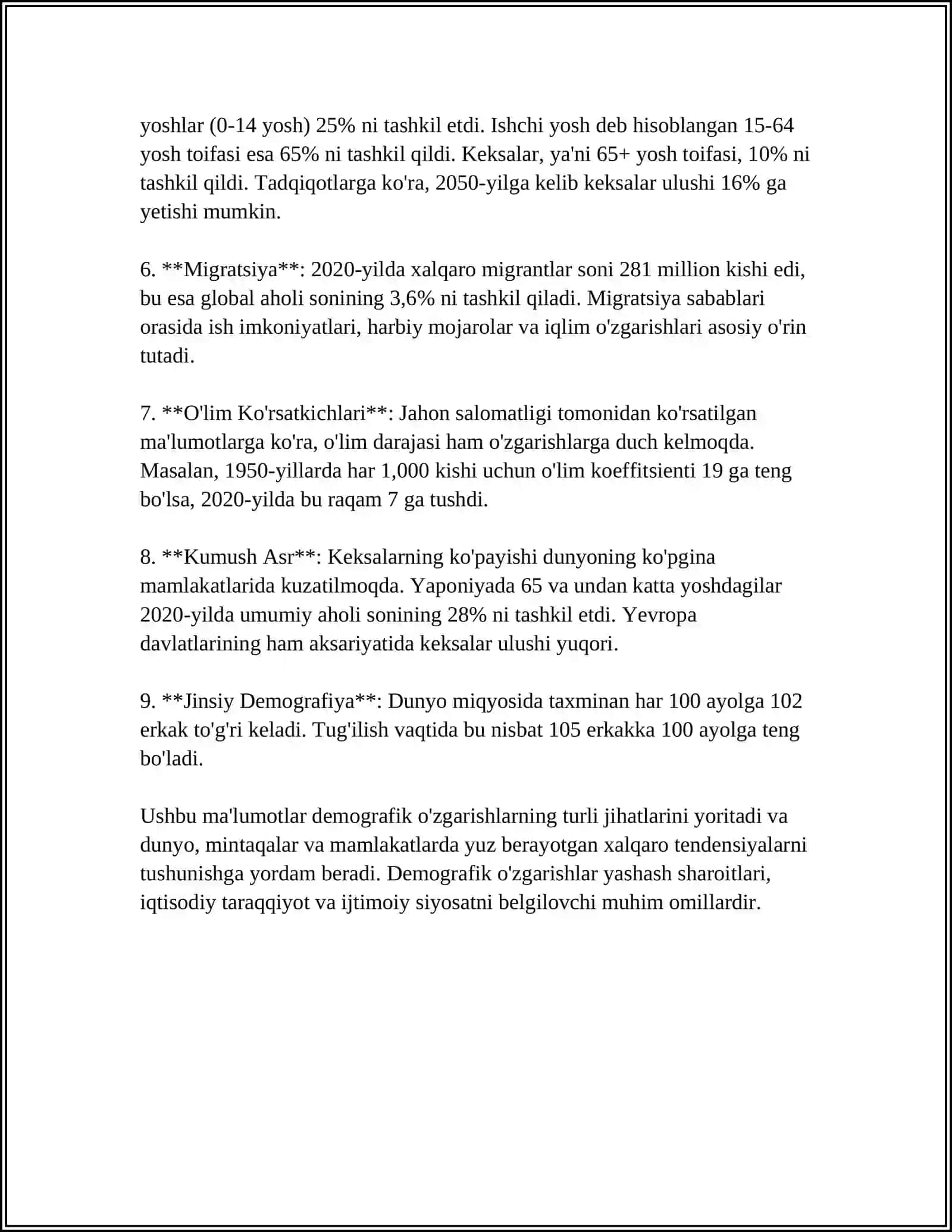 O‘ZBEKISTON RESPUBLIKASIDAGI IJTIMOIY ÔZGARIWLAR 4