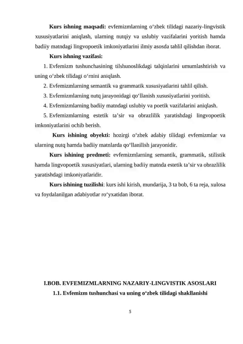 EVFEMIZMLAR VA ULARNING LINGVOPOETIK IMKONIYATLARI 4