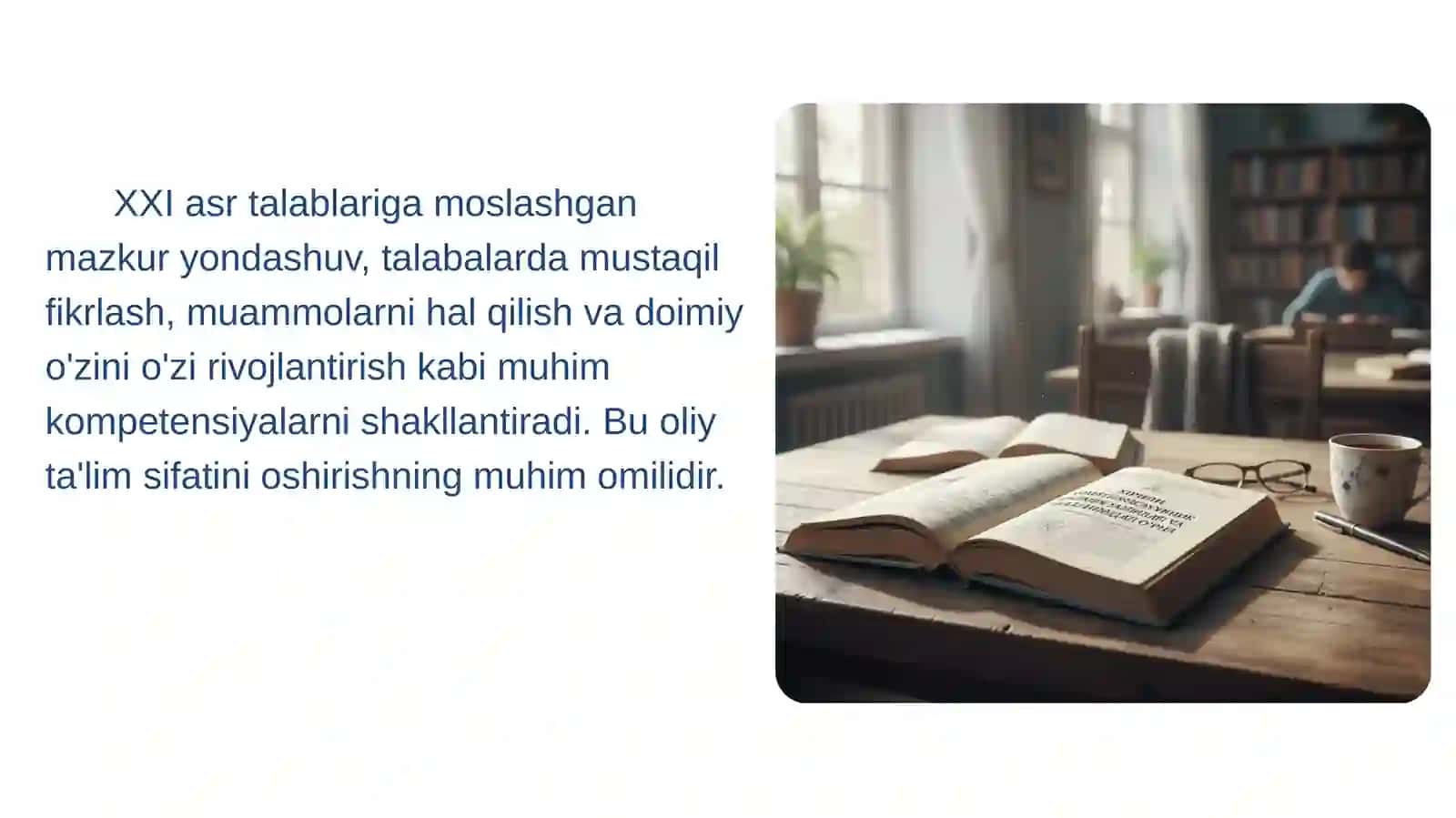 Kompetensiyaga asoslangan ta'lim yo'ndashuvi 4