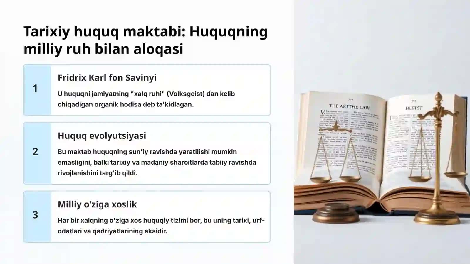 XIX - XX asrlarda huquq falsafasining asosiy yo'nalishlari 4