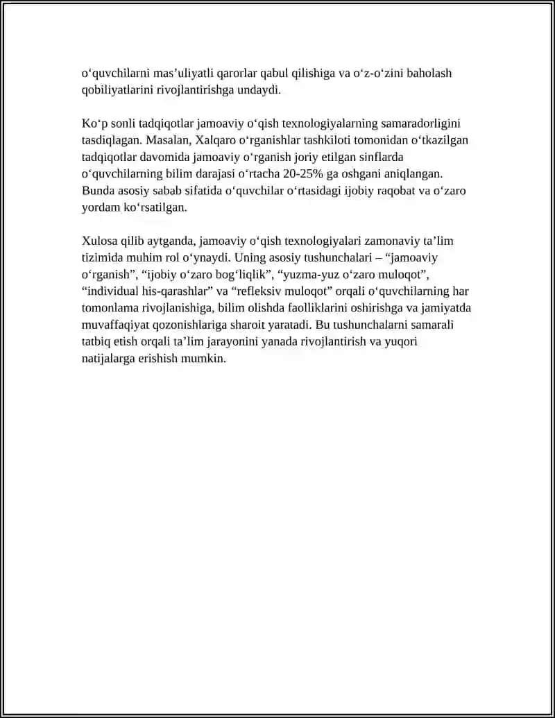 Jamoaviy O'qish Texnologiyalari 4