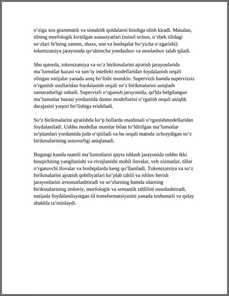 MATNLI MA'LUMOTLARNI QAYTA ISHLASH DASTURI 4