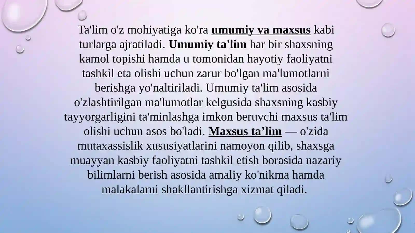 UMUMIY PEDAGOGIKA- TA’LIM-TARBIYA NAZARIYASI. UMUMIY PEDAGOGIKANING ILMIY TADQIQOT METODLARI 4