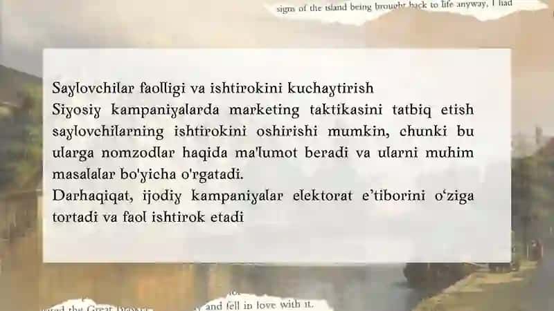 Siyosiy marketing texnologiyalari 4