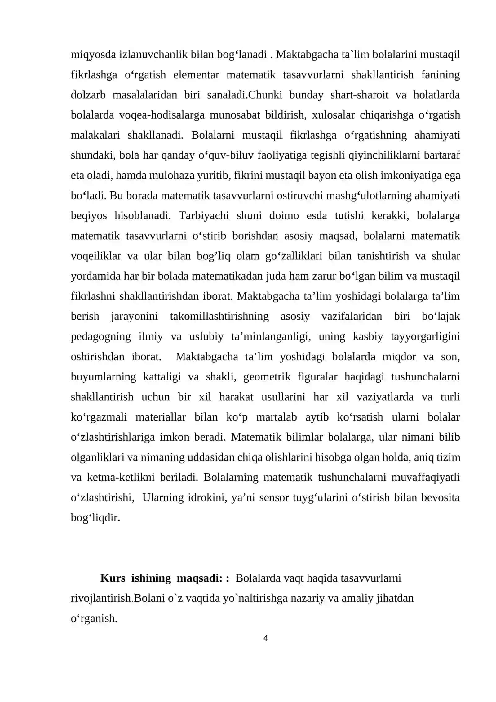Bolalarda vaqt haqida tasavvurlarni rivojlantirish 4