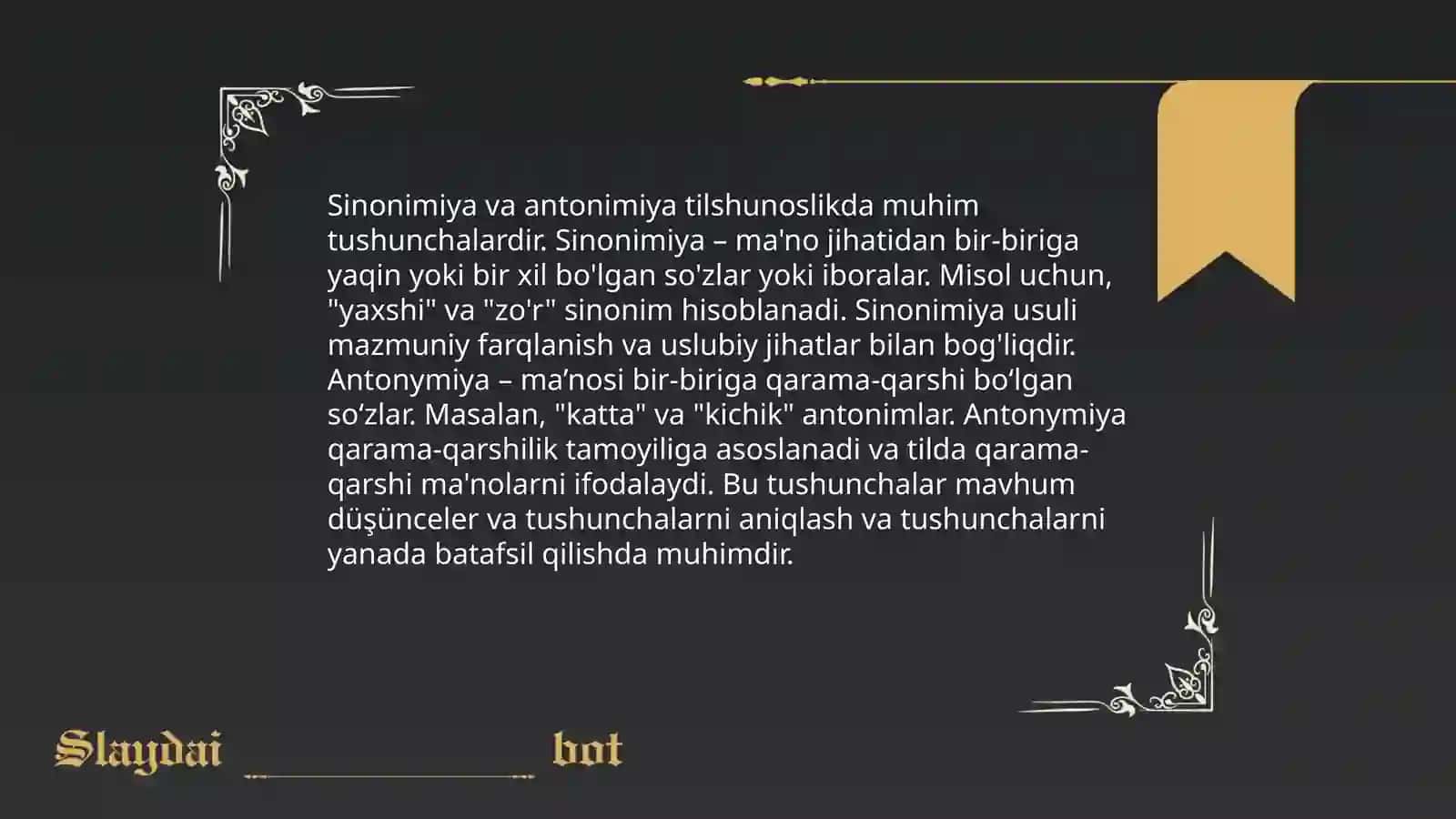 "Hozirgi o‘zbek adabiy tili" fanidan slayd taqdimoti 4