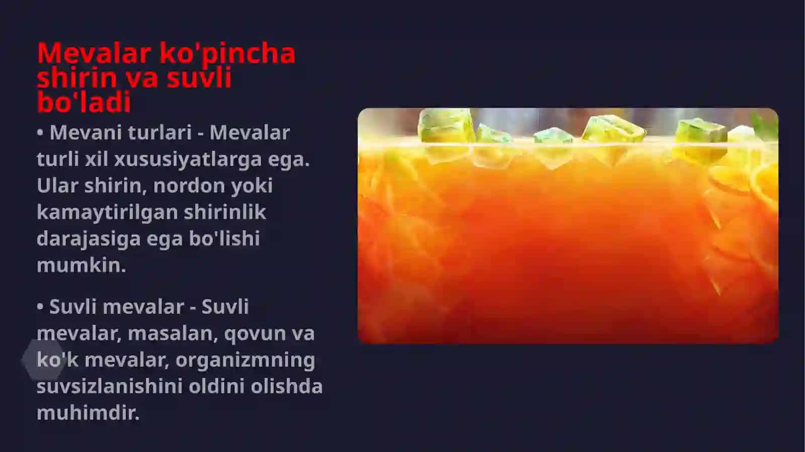 Meva va sabzavotlar klassifikatsiyasi 4