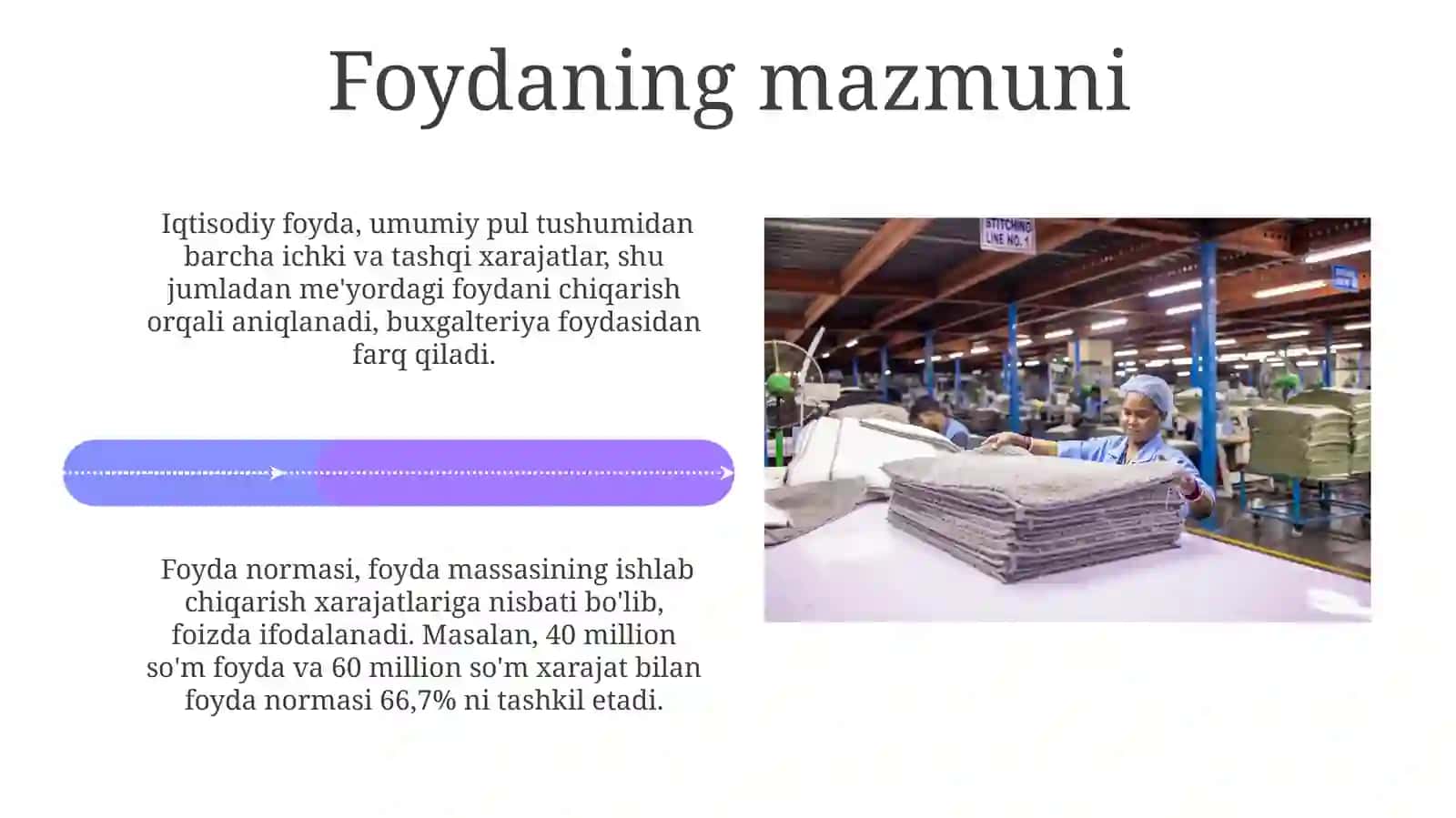Ishlabchiqarishxarjatlari.Foydavauningtaqsimlanishi 4
