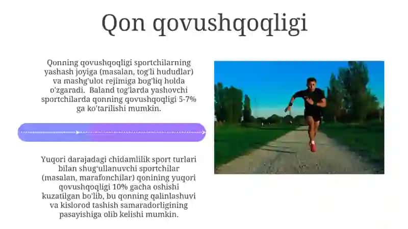 Turli sportchilarning yurak-qon tomir sistemasining xususiyatlari 4