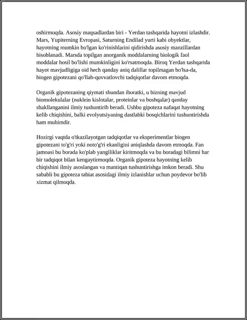 NEFT VA GAZNING KELIB CHIQISHI HAQIDAGI GIPOTEZALAR 4