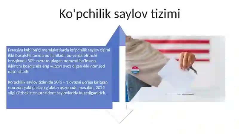 Saylov tizimi. Sud hokimiyati 4