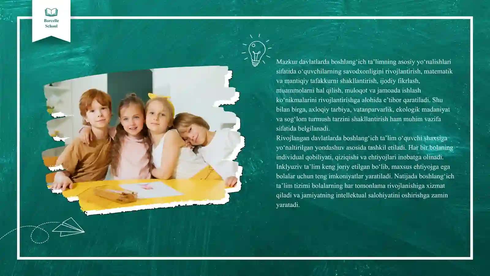 Rivojlangan xorijiy davlatlarda boshlangʻich ta’lim tizimi 4