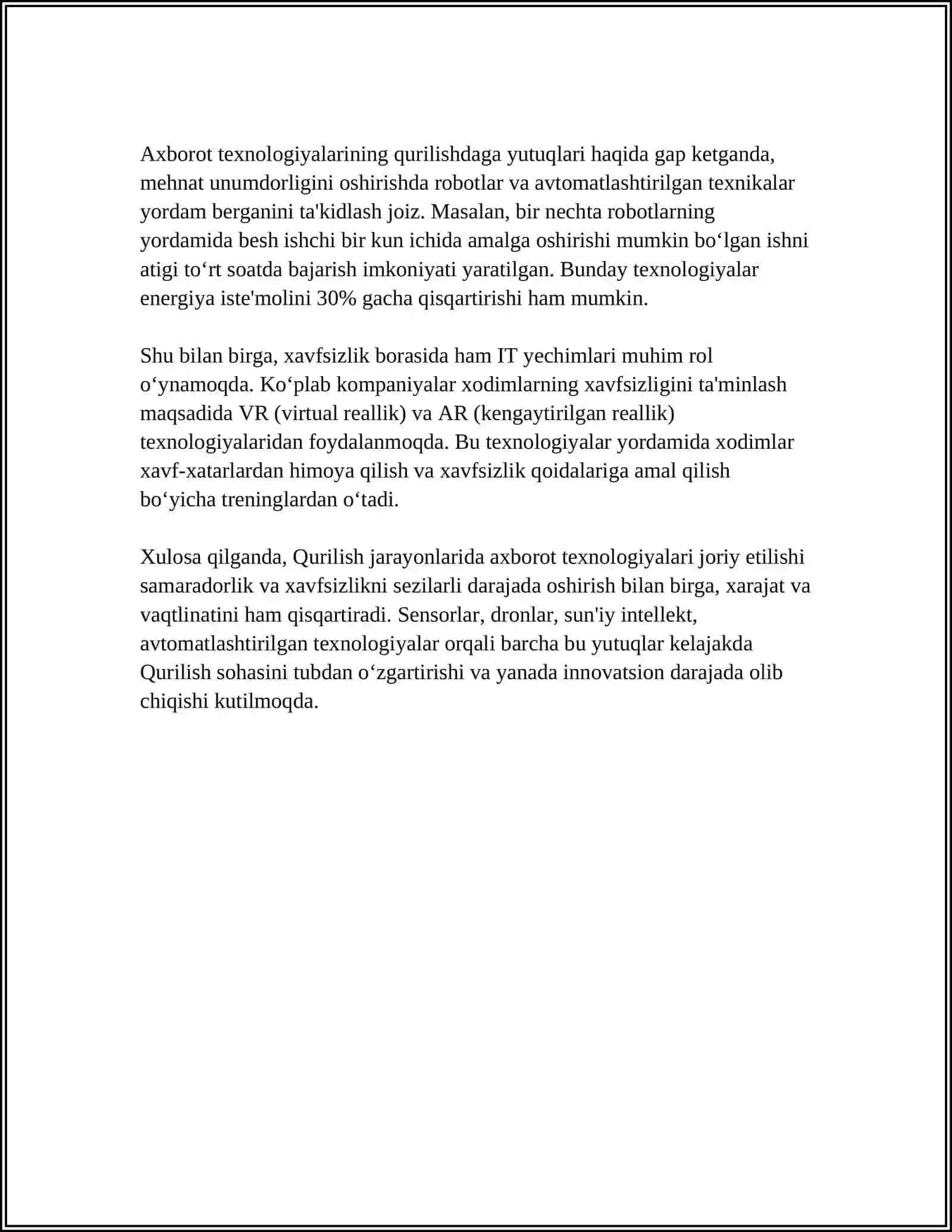 QURILISHNI BOSHQARISHNING ZAMONAVIY TIZIMI 4