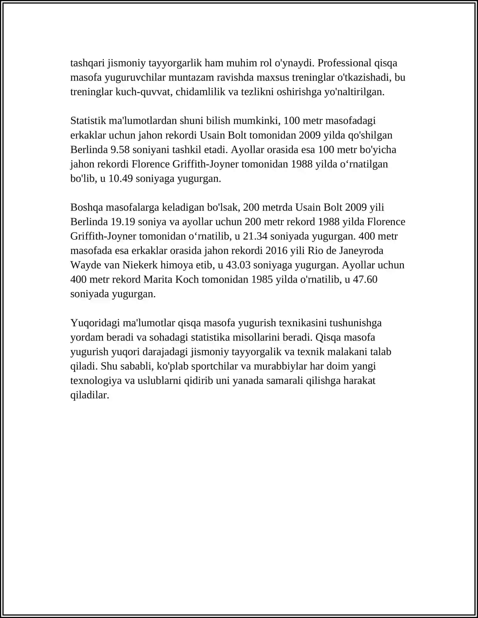 QISQA MASOFAGA YUGURISH TEHNIKASI 4