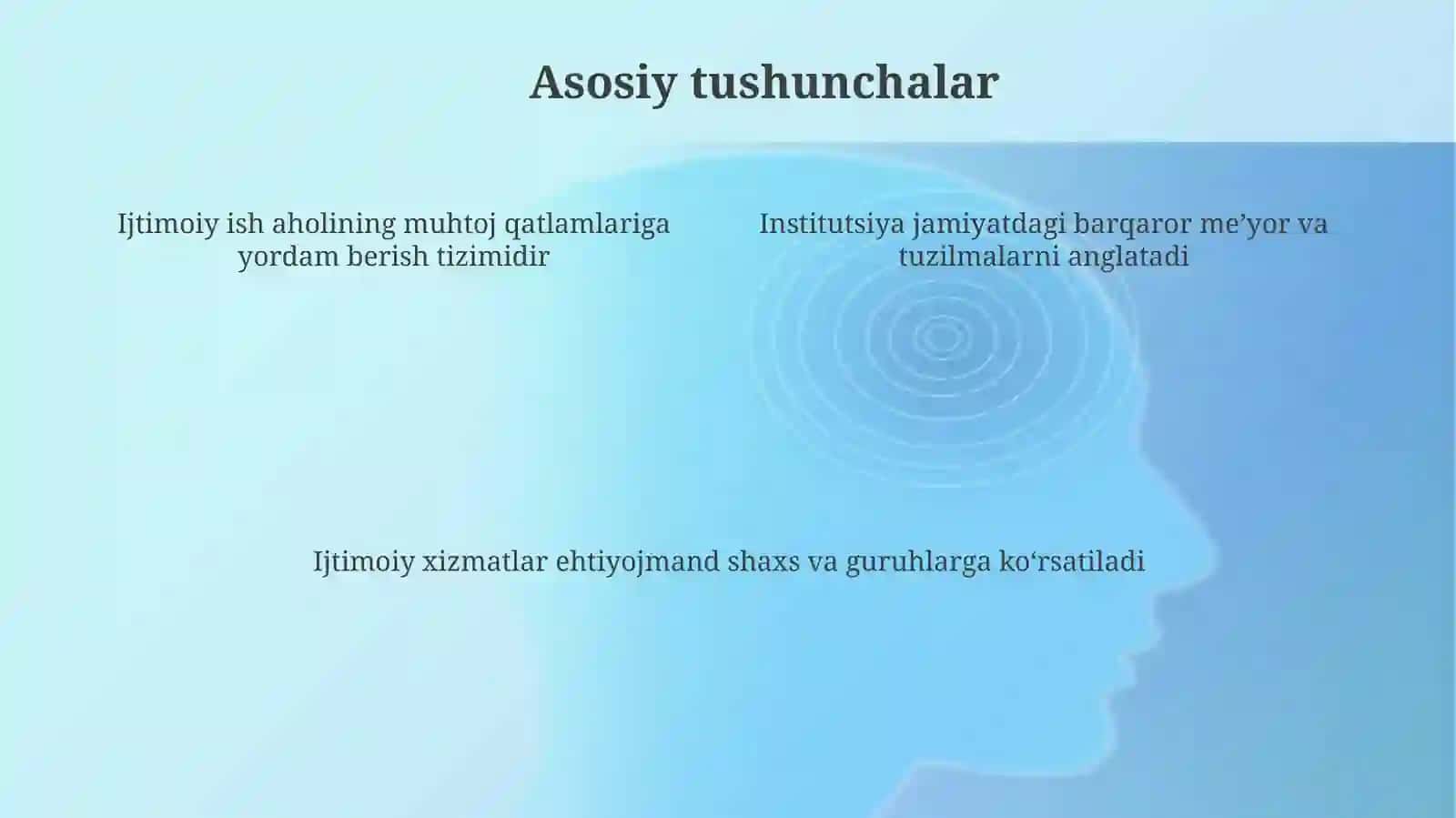 Ijtimoiyishning institutsional asoslari 4