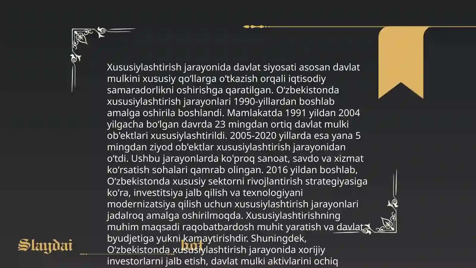 Iqtisodiy islohotlar va davlatning roli 4