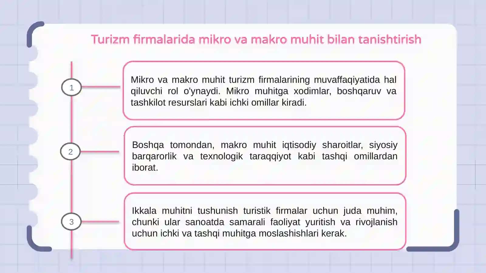 Turistik firmalarda mikro va makro muhit va uning omillari 4