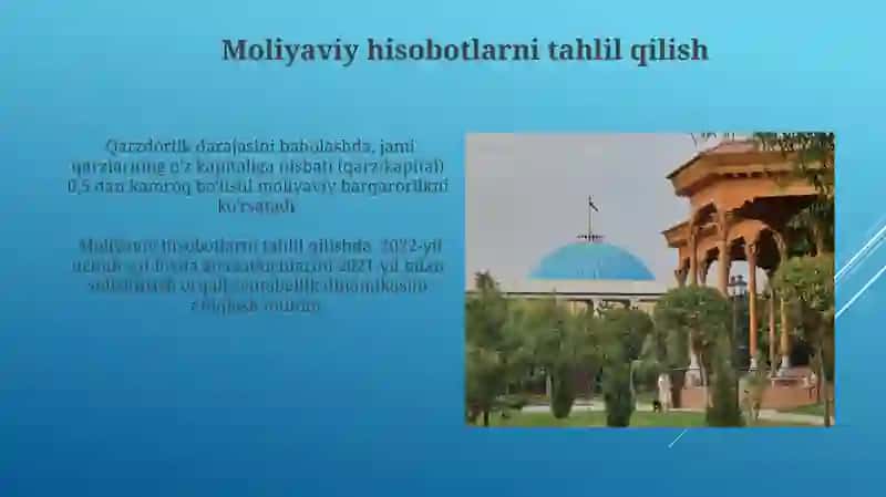 Oʻzbekiston Respublikasi korxonalarida moliyaviy hisobni tashkil qilish asoslari 4