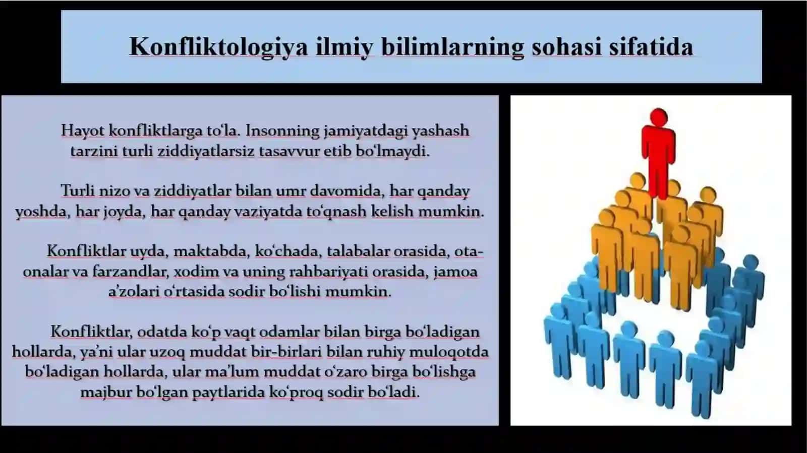 Konfliktning vazifalari va dinamikasi 4