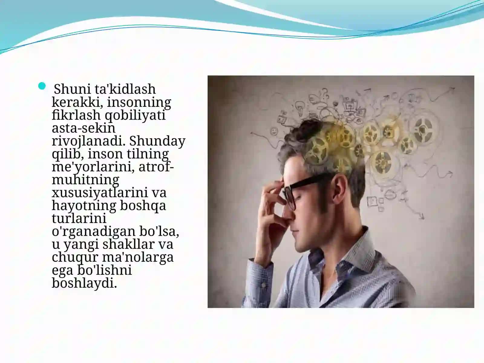 FIKRLASH VA UNING TURLARI 4