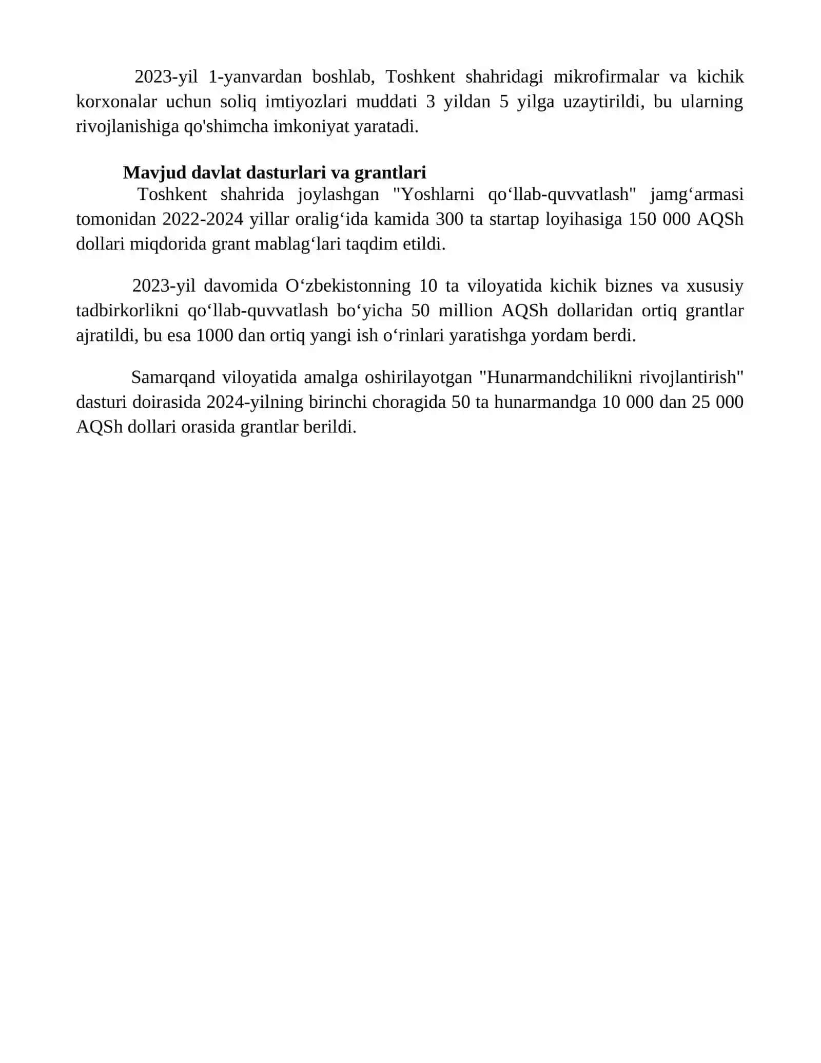 Samaradorlikni baholash va istiqbolli yo'nalishlar 4