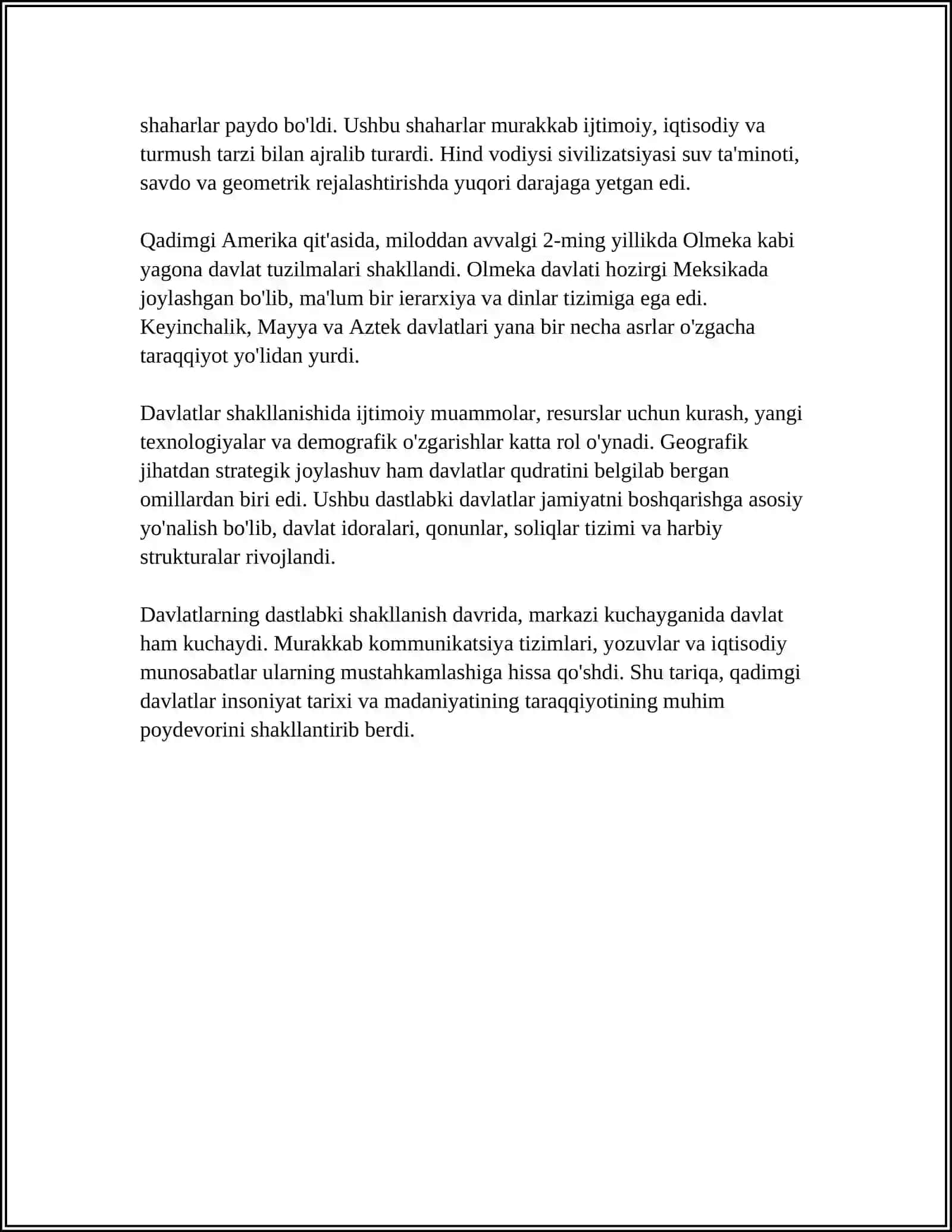 OZBEKISTON HUDUDIDAGI ENG DASTLABKI DAVLAT BIRLASHMALARINING PAYDO BOLISHI 4