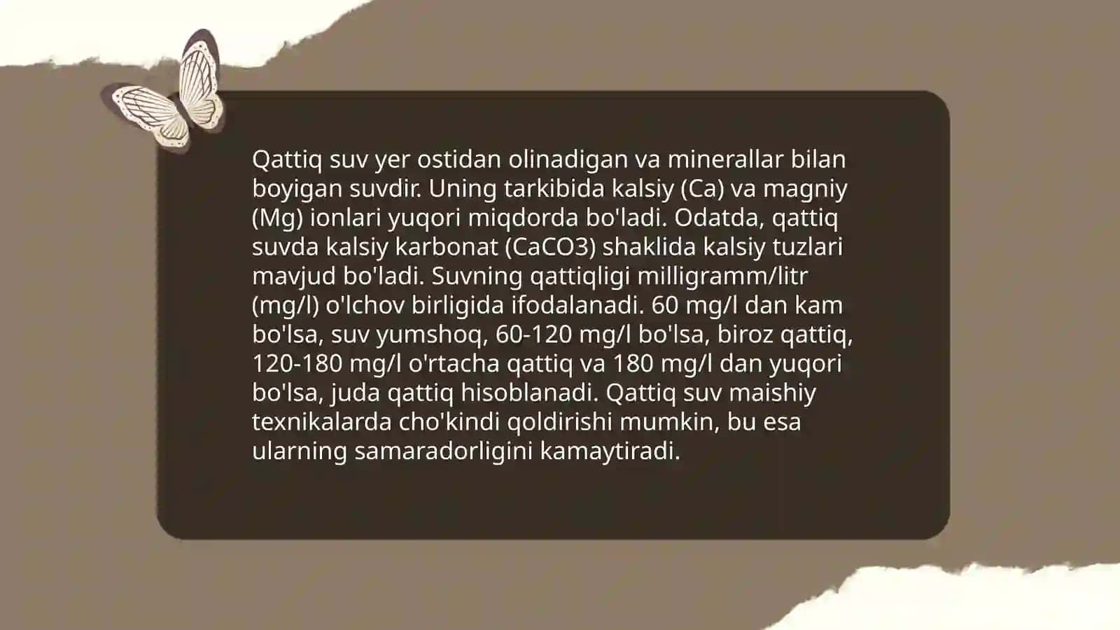 Suvning qattiqligini kislota asosli titrlash orqali aniqlash 4
