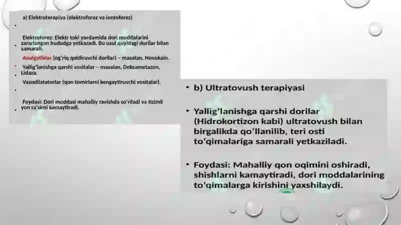 Past va yuqori chastotAli FizioTerapivtik apparatlar.ularni ishlashining fizik asoslari 4