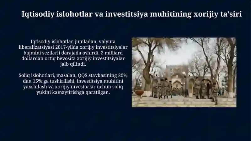 O‘zbekistonda ijtimoiy-siyosiy islohotlar va ularning xalqaro ahamiyati 4