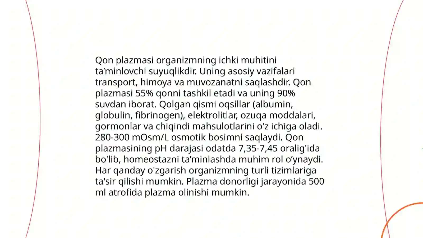 Qonning realogik xususiyatlari va eritmalar fiziologiyasi 4