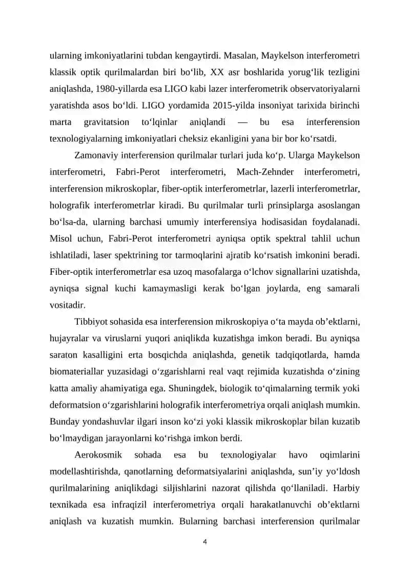 Zamonaviy interferension qurilmalar 4